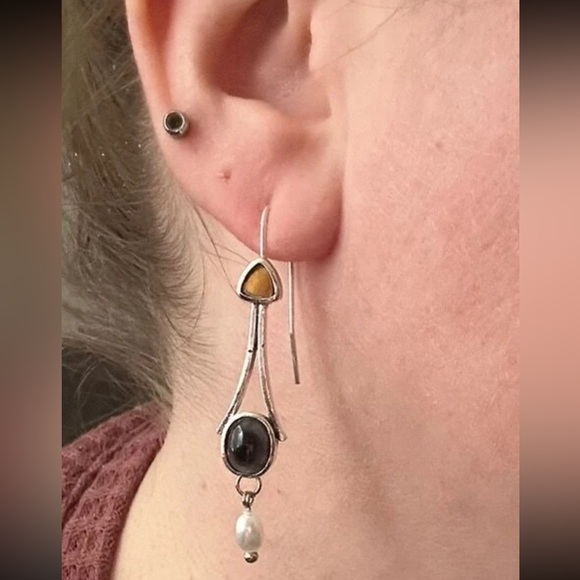 AR collection Jewelry - Faux Pearl Drop Earrings